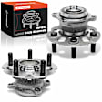 APHB0376 2x Rear Wheel Bearing & Hub Assembly