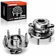 APHB0408 2x Front Wheel Bearing & Hub Assembly