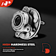 APHB0408 2x Front Wheel Bearing & Hub Assembly