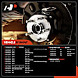 APHB0420 2x Front or Rear Wheel Bearing & Hub Assembly