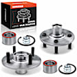 APHB0425 2x Front Wheel Bearing & Hub Assembly