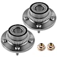APHB0434 2x Rear Wheel Bearing & Hub Assembly