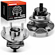 APHB0455 2x Rear Wheel Bearing & Hub Assembly with ABS Sensor