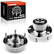 APHB0487 2x Front Wheel Bearing & Hub Assembly