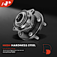 APHB0495PG 2x Front Wheel Bearing & Hub Assembly