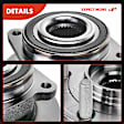 APHB0495PG 2x Front Wheel Bearing & Hub Assembly