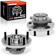 APHB0497 2x Front Wheel Bearing & Hub Assembly