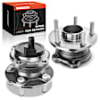 APHB0563 2x Rear Wheel Bearing & Hub Assembly with ABS Sensor
