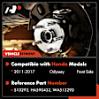 APHB0589 2x Front Wheel Bearing & Hub Assembly