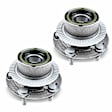 APHB0623 2x Rear Wheel Bearing & Hub Assembly