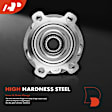 APHB0631 2x Rear Wheel Bearing & Hub Assembly