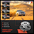 APHB0672 2x Rear Wheel Bearing & Hub Assembly