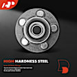 APHB0700 2x Rear Wheel Bearing & Hub Assembly