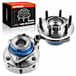 APHB0708 2x Rear Wheel Bearing & Hub Assembly with ABS Sensor