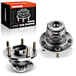 APHB0717 2x Rear Wheel Bearing & Hub Assembly