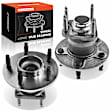 APHB0728 2x Rear Wheel Bearing & Hub Assembly