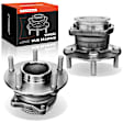 APHB0730 2x Rear Wheel Bearing & Hub Assembly