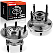 APHB0737 2x Rear Wheel Bearing & Hub Assembly