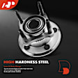 APHB0737 2x Rear Wheel Bearing & Hub Assembly