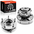 APHB0771 2x Rear Wheel Bearing & Hub Assembly