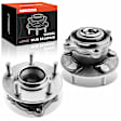 APHB0771 2x Rear Wheel Bearing & Hub Assembly