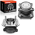 APHB0777 2x Rear Wheel Bearing & Hub Assembly