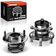APHB0798 2x Rear Wheel Bearing & Hub Assembly with ABS Sensor