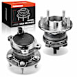 APHB0835 2x Rear Wheel Bearing & Hub Assembly with ABS Sensor