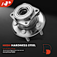 APHB0845 2x Rear Wheel Bearing & Hub Assembly