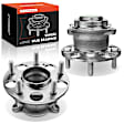 APHB0855 2x Rear Wheel Bearing & Hub Assembly