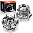 APHB0861 2x Rear Wheel Bearing & Hub Assembly