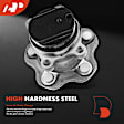 APHB0863 2x Rear Wheel Bearing & Hub Assembly