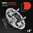 APHB0868 2x Rear Wheel Bearing & Hub Assembly with ABS Sensor