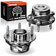 APHB0895 2x Rear Wheel Bearing & Hub Assembly