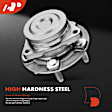 APHB0895 2x Rear Wheel Bearing & Hub Assembly