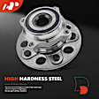 APHB0911 2x Rear Wheel Bearing & Hub Assembly
