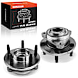 APHB0957 2x Front Wheel Bearing & Hub Assembly