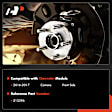 APHB1027 2x Front Wheel Bearing & Hub Assembly