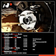 APHB1030 2x Front or Rear Wheel Bearing & Hub Assembly