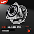 APHB1037 2x Front Wheel Bearing & Hub Assembly
