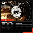 APHB1143 Front Left or Right Wheel Bearing & Hub Assembly