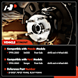 APHB1145 Front Driver or Passenger Wheel Bearing & Hub Assembly with ABS