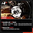 APHB1149 Front Left or Right Wheel Bearing & Hub Assembly with ABS Sensor