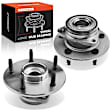 APHB1165 2x Front Wheel Bearing & Hub Assembly