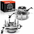 APHB1187 2x Front Wheel Bearing & Hub Assembly with ABS