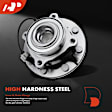 APHB1191 2x Front Wheel Bearing & Hub Assembly with ABS Sensor
