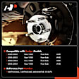 APHB1215 Front Driver or Passenger Wheel Bearing & Hub Assembly