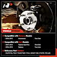 APHB1224 2x Front Wheel Bearing & Hub Assembly with ABS Sensor
