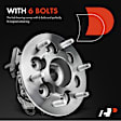 APHB1281 Front Left Wheel Bearing & Hub Assembly w/ ABS Sensor