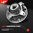 APHB1299 2x Front Wheel Bearing & Hub Assembly with ABS Sensor